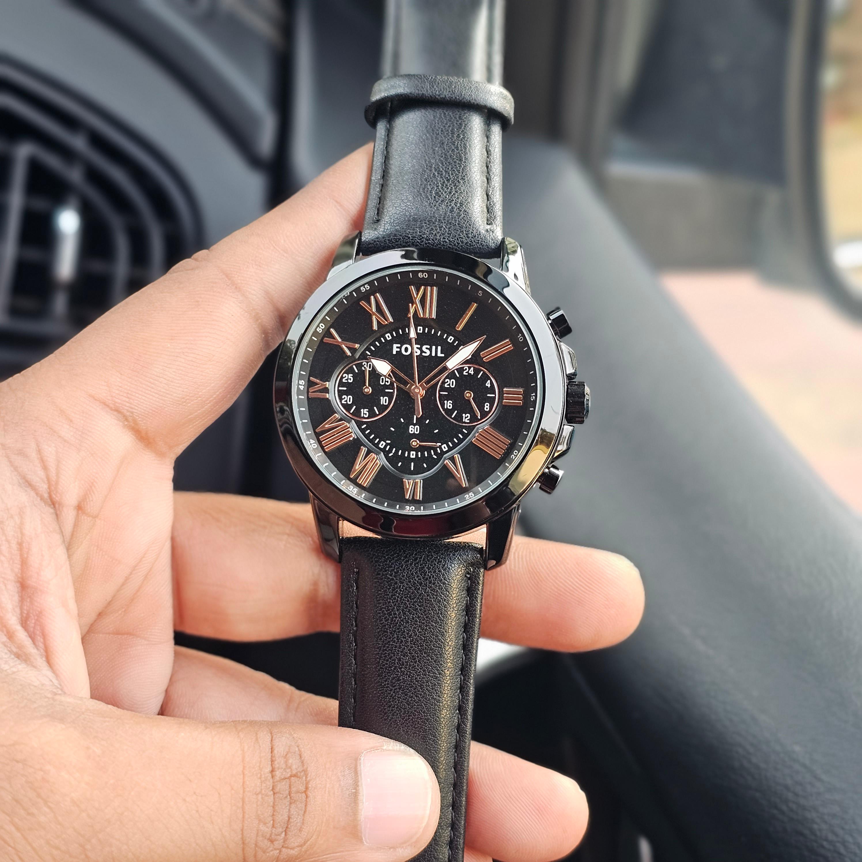 Uniquely designed with Roman numerals watch - AmazingBaba